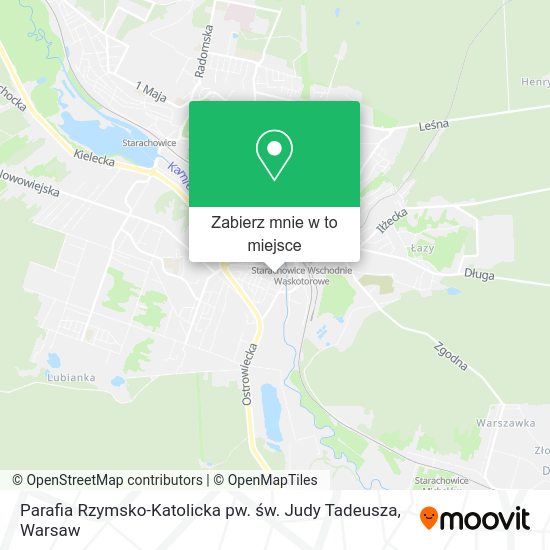 Mapa Parafia Rzymsko-Katolicka pw. św. Judy Tadeusza