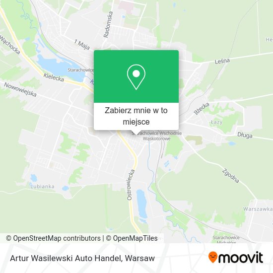 Mapa Artur Wasilewski Auto Handel