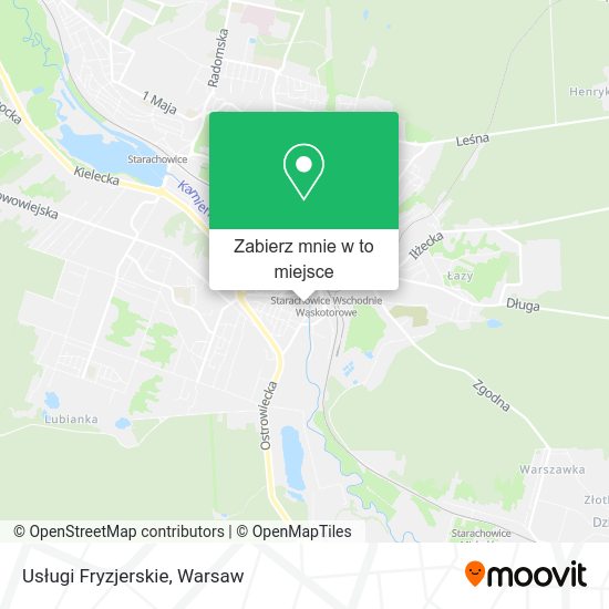 Mapa Usługi Fryzjerskie