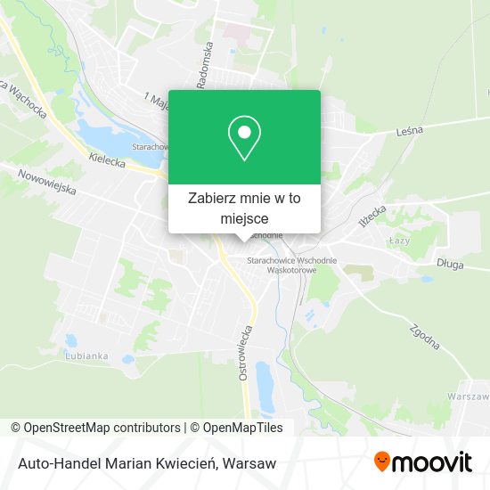 Mapa Auto-Handel Marian Kwiecień