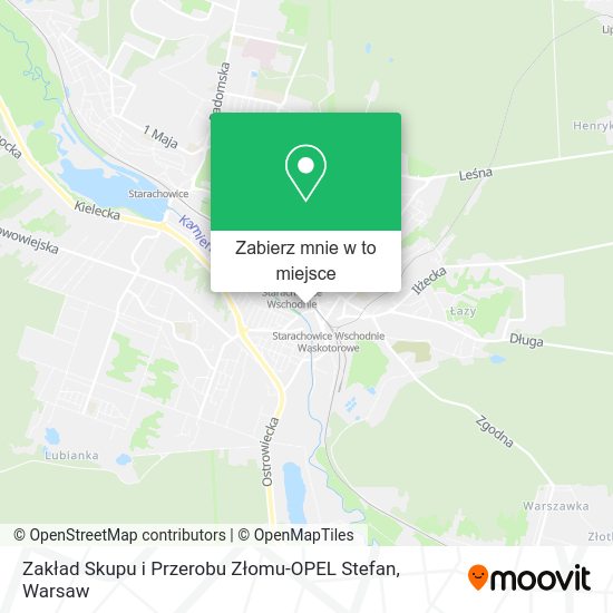 Mapa Zakład Skupu i Przerobu Złomu-OPEL Stefan