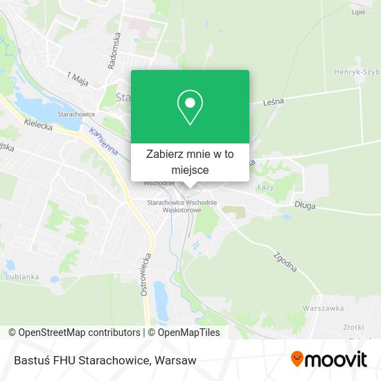 Mapa Bastuś FHU Starachowice