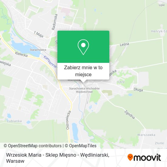 Mapa Wrzesiok Maria - Sklep Mięsno - Wędliniarski