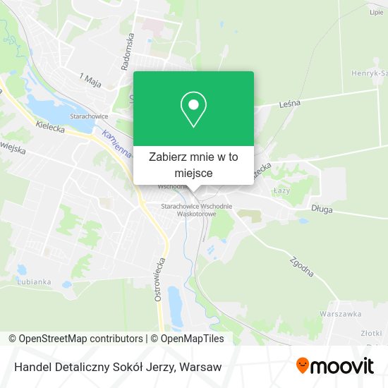 Mapa Handel Detaliczny Sokół Jerzy