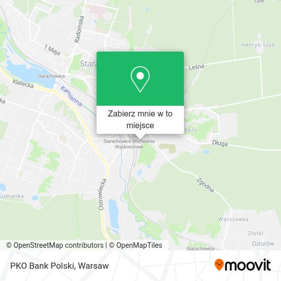 Mapa PKO Bank Polski