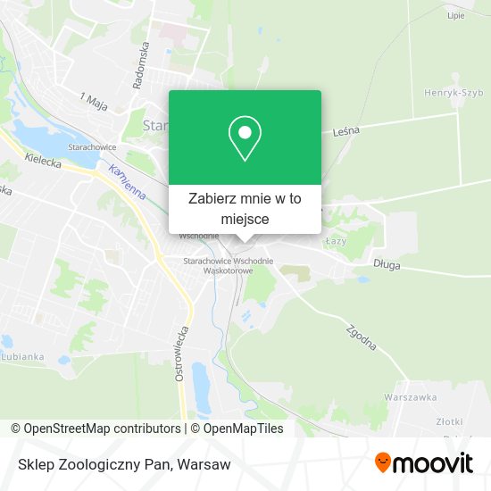 Mapa Sklep Zoologiczny Pan