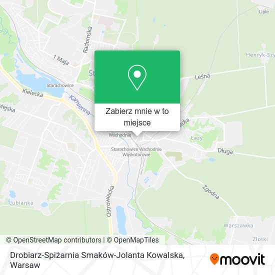 Mapa Drobiarz-Spiżarnia Smaków-Jolanta Kowalska