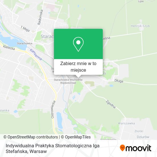 Mapa Indywidualna Praktyka Stomatologiczna Iga Stefańska