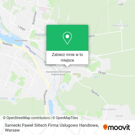 Mapa Sarnecki Paweł Siltech Firma Usługowo Handlowa