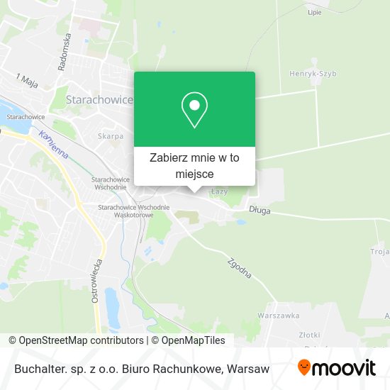 Mapa Buchalter. sp. z o.o. Biuro Rachunkowe