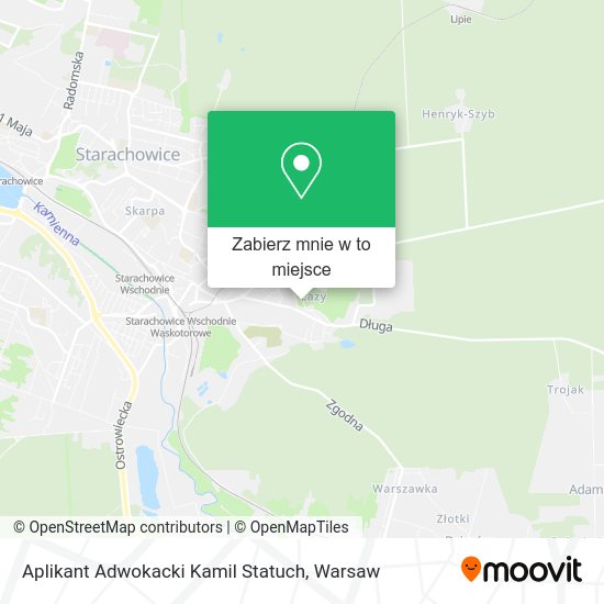 Mapa Aplikant Adwokacki Kamil Statuch