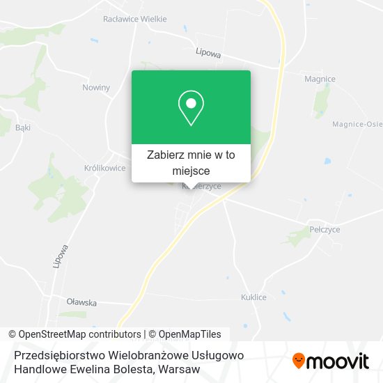 Mapa Przedsiębiorstwo Wielobranżowe Usługowo Handlowe Ewelina Bolesta