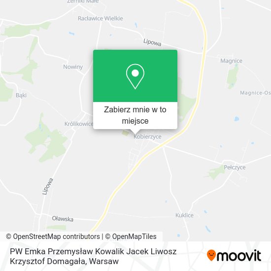 Mapa PW Emka Przemysław Kowalik Jacek Liwosz Krzysztof Domagała