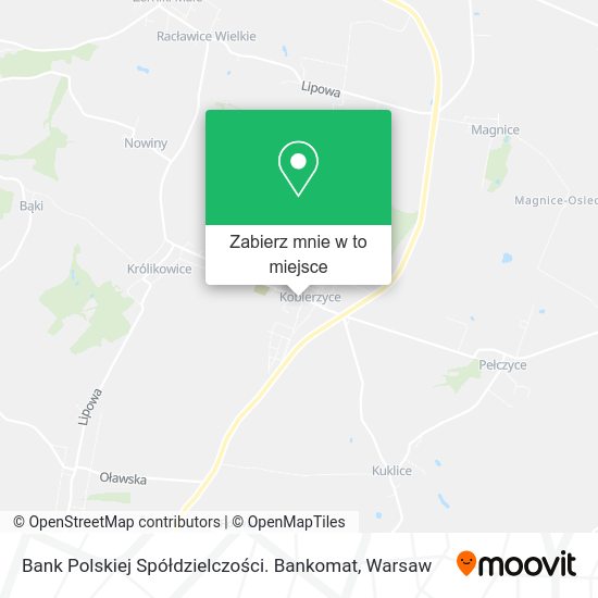 Mapa Bank Polskiej Spółdzielczości. Bankomat