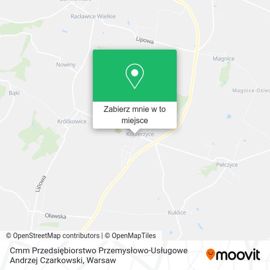 Mapa Cmm Przedsiębiorstwo Przemysłowo-Usługowe Andrzej Czarkowski