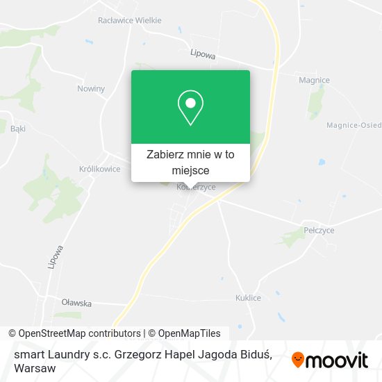 Mapa smart Laundry s.c. Grzegorz Hapel Jagoda Biduś