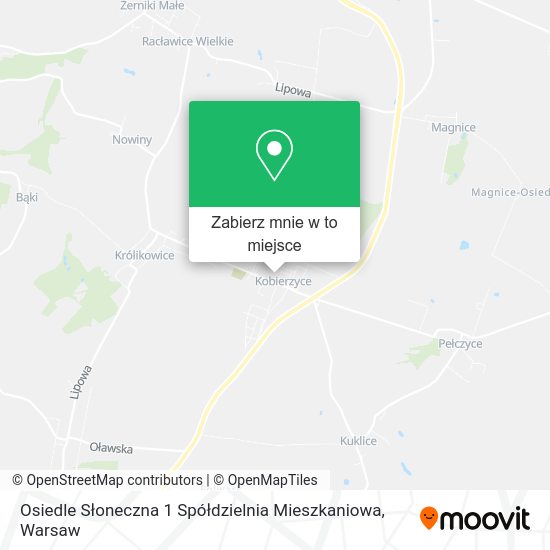 Mapa Osiedle Słoneczna 1 Spółdzielnia Mieszkaniowa