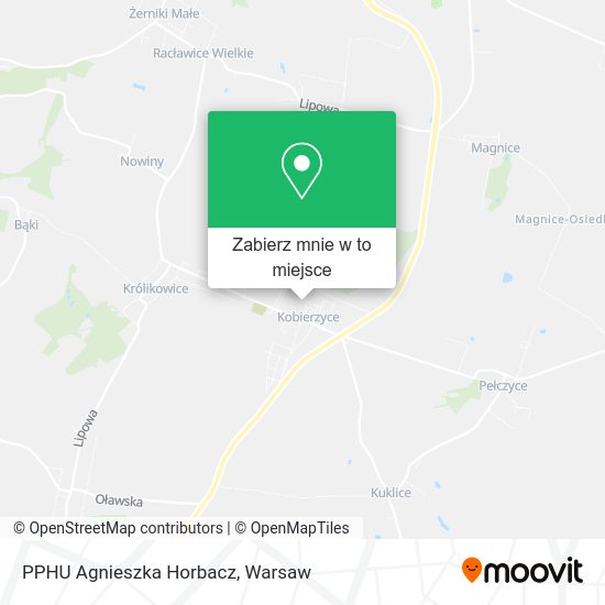 Mapa PPHU Agnieszka Horbacz