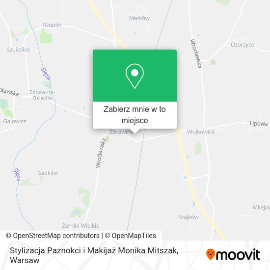 Mapa Stylizacja Paznokci i Makijaż Monika Mitszak