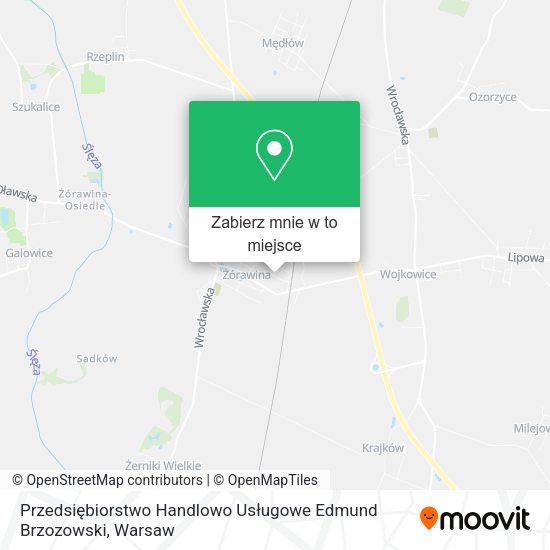 Mapa Przedsiębiorstwo Handlowo Usługowe Edmund Brzozowski