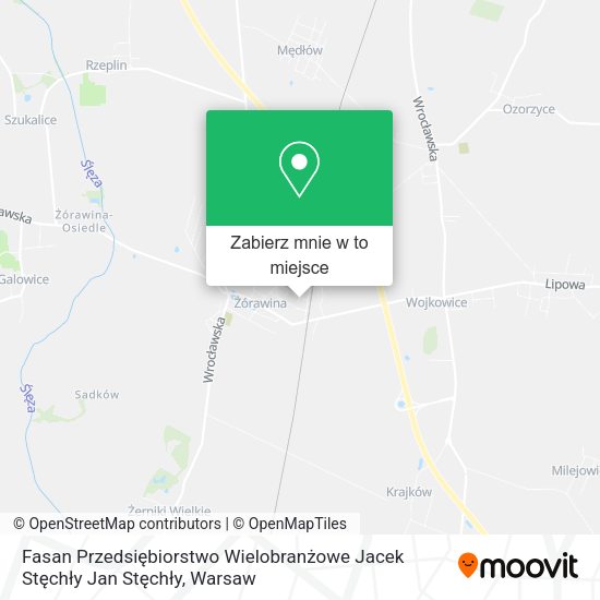 Mapa Fasan Przedsiębiorstwo Wielobranżowe Jacek Stęchły Jan Stęchły