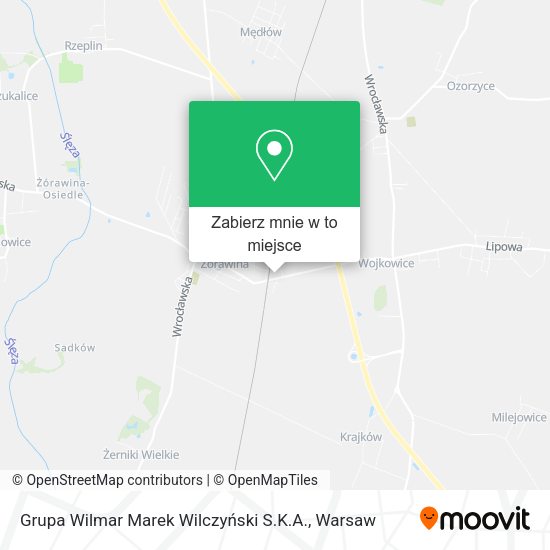 Mapa Grupa Wilmar Marek Wilczyński S.K.A.