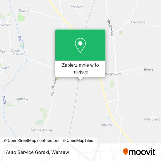 Mapa Auto Service Górski