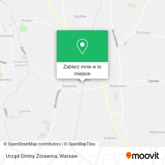 Mapa Urząd Gminy Żórawina