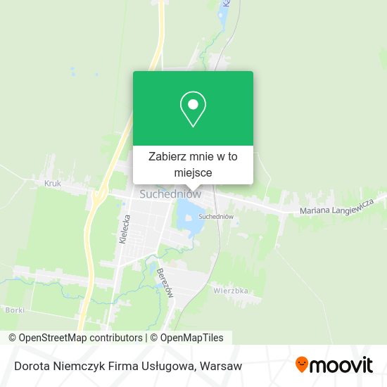 Mapa Dorota Niemczyk Firma Usługowa