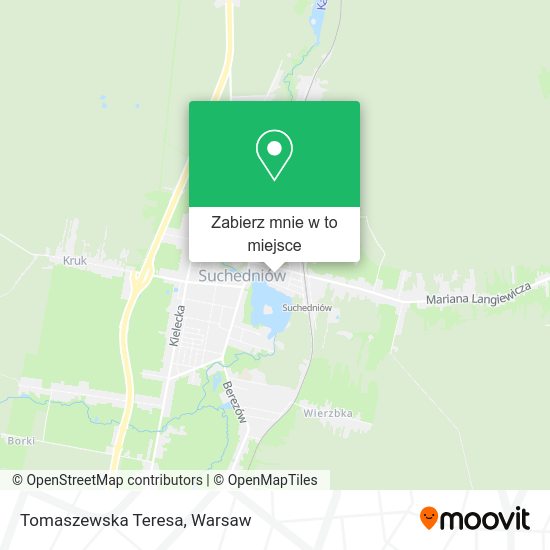 Mapa Tomaszewska Teresa