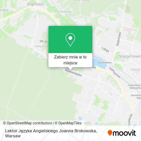 Mapa Lektor Języka Angielskiego Joanna Brokowska