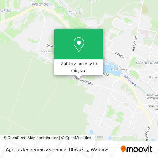 Mapa Agnieszka Bernaciak Handel Obwoźny