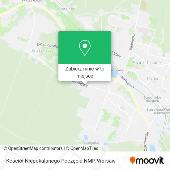 Mapa Kościół Niepokalanego Poczęcia NMP