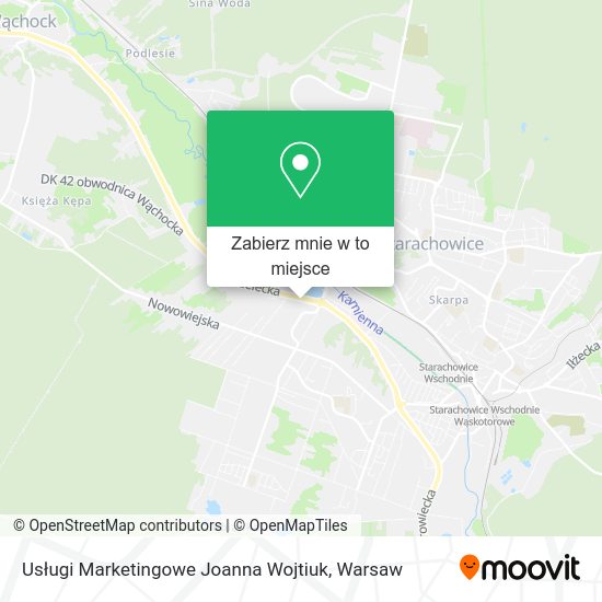 Mapa Usługi Marketingowe Joanna Wojtiuk