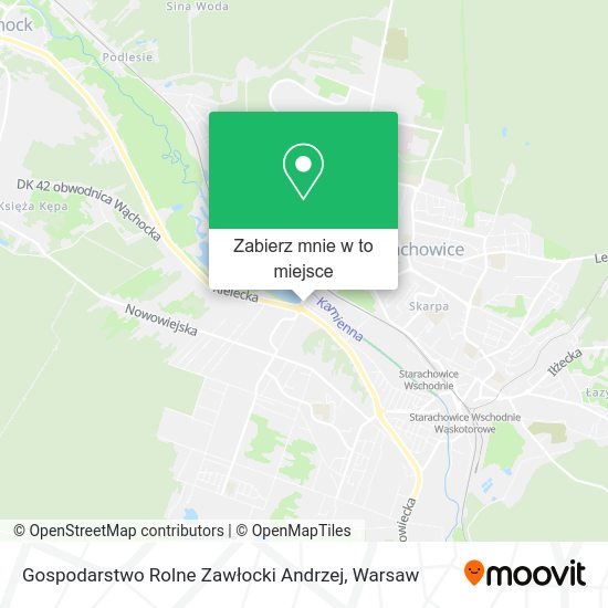 Mapa Gospodarstwo Rolne Zawłocki Andrzej