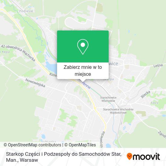 Mapa Starkop Części i Podzespoły do Samochodów Star, Man.