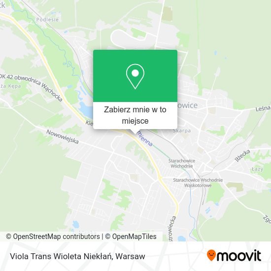 Mapa Viola Trans Wioleta Niekłań