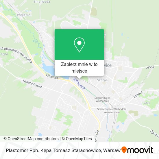 Mapa Plastomer Pph. Kępa Tomasz Starachowice