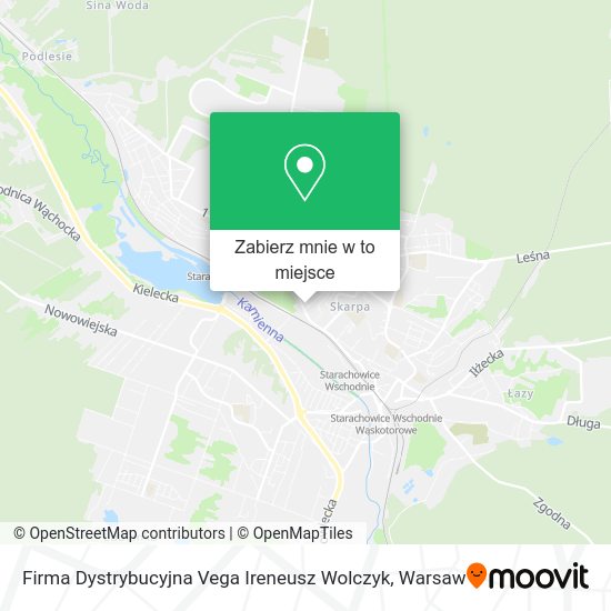 Mapa Firma Dystrybucyjna Vega Ireneusz Wolczyk