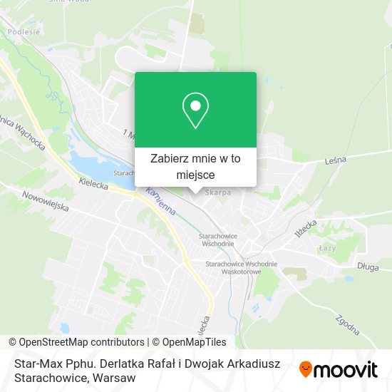 Mapa Star-Max Pphu. Derlatka Rafał i Dwojak Arkadiusz Starachowice