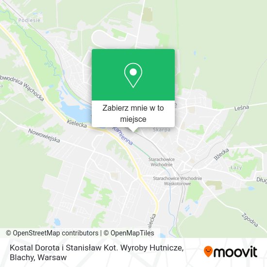 Mapa Kostal Dorota i Stanisław Kot. Wyroby Hutnicze, Blachy