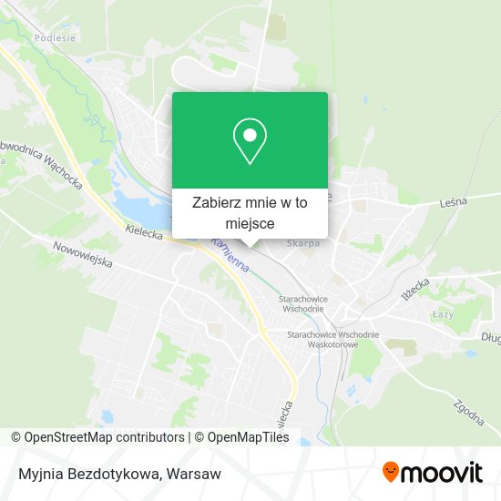 Mapa Myjnia Bezdotykowa