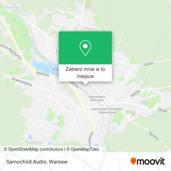 Mapa Samochód Audio