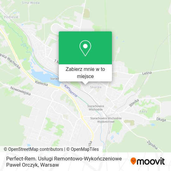 Mapa Perfect-Rem. Usługi Remontowo-Wykończeniowe Paweł Orczyk