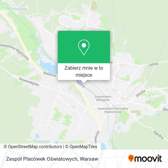 Mapa Zespół Placówek Oświatowych