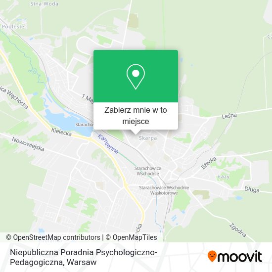 Mapa Niepubliczna Poradnia Psychologiczno-Pedagogiczna