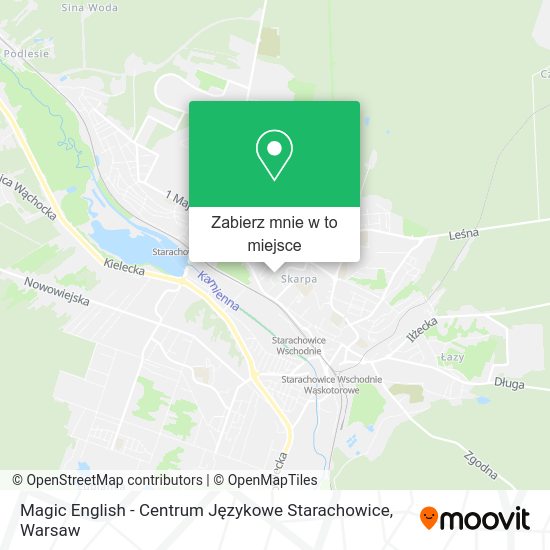 Mapa Magic English - Centrum Językowe Starachowice