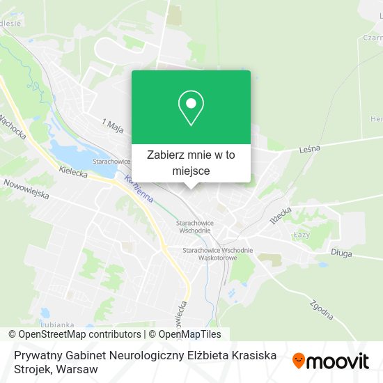 Mapa Prywatny Gabinet Neurologiczny Elżbieta Krasiska Strojek