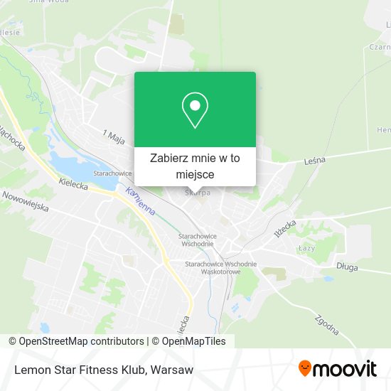 Mapa Lemon Star Fitness Klub