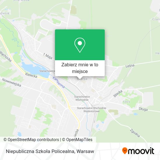 Mapa Niepubliczna Szkoła Policealna